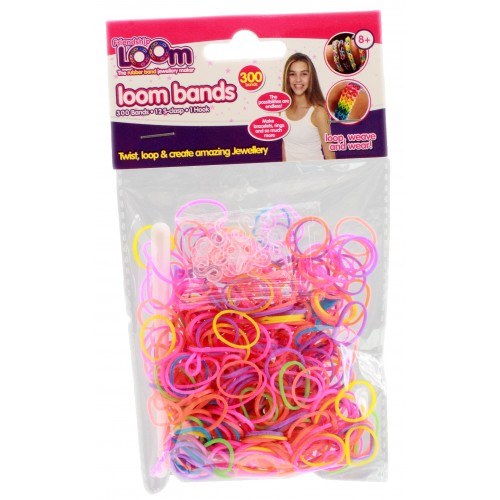 GUMKI LOOM BANDS MIX KOLORÓW 300 SZTUK 544009