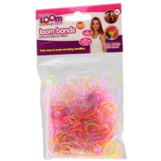 GUMKI Z BROKATEM LOOM BANDS 300 SZTUK 544010