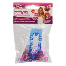 GUMKI LOOM BANDS Z KROSNEM 100 SZTUK 544023