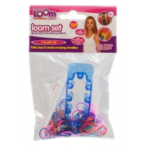 GUMKI LOOM BANDS Z KROSNEM 100 SZTUK 544023