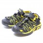 SANDAŁY KANGAROOS OSATO JET BLACK/SUN YELLOW