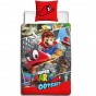 POŚCIEL BAWEŁNIANA DZIECIĘCA 140 X 200 CM NINTENDO SUPER MARIO ODYSSEY NO-173BL