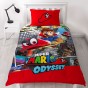 POŚCIEL BAWEŁNIANA DZIECIĘCA 140 X 200 CM NINTENDO SUPER MARIO ODYSSEY NO-173BL