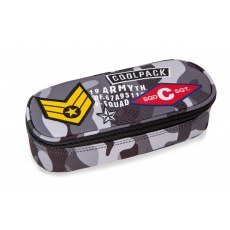 PIÓRNIK USZTYWNIANY COOLPACK CAMPUS CAMO BLACK BADGES (A62111)