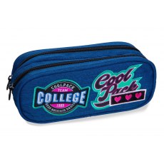 PIORNIK SASZETKA COOLPACK CLEVER GIRLS BADGES DENIM (B65057)
