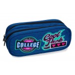 PIÓRNIK SASZETKA COOLPACK CLEVER GIRLS BADGES DENIM (B65057)