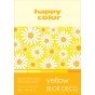 BLOCK A4 HAPPY COLOR DECO YELLOW 170G