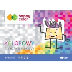 BLOCK FOR DRAWING COLOR A3 HAPPY COLOR 80G