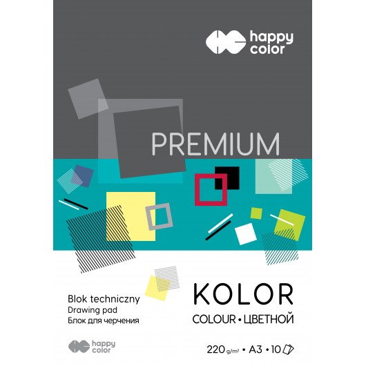 TECHNICAL BLOCK COLOR A3 HAPPY COLOR PREMIUM 220G