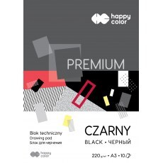 TECHNICAL BLOCK BLACK A3 HAPPY COLOR PREMIUM 220G