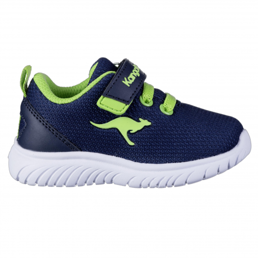 PÓŁBUTY DZIECIĘCE SPORTOWE KANGAROOS KI-INLITE EV DK NAVY/LIME