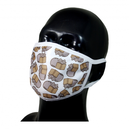 FACE MASK 4PLY EAR LOOP ACTIVE SILVER IONS CATS BOOK