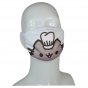 FACE MASK 4PLY EAR LOOP ACTIVE SILVER IONS CAT COOK
