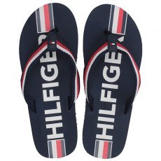KLAPKI JAPONKI TOMMY HILFIGER MAXI LETTERING PRINT FLIP FLOP