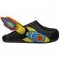 KLAPKI DZIECIĘCE MINI MELISSA FURADINHA BABOUCH 32767 BLACK/YELLOW