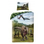SINGLE DUVET SET 140 X 200 CM JURASSIC WORLD JW-21BL