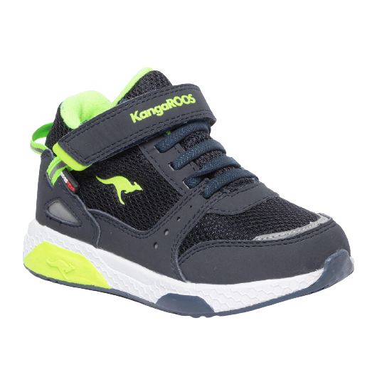 SNEAKERSY PRZEJŚCIOWE KANGAROOS KADEE TARO RTX DK NAVY/LIME