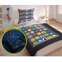 POŚCIEL BAWEŁNIANA FLUORESCENCYJNA 160 X 200 CM SMARTFON