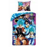 POŚCIEL BAWEŁNIANA DZIECIĘCA 140 X 200 CM DRAGON BALL DB-1106BL