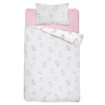 BABY BEDDING SET MAYAMOO 100 X 135 CM ELEPHANT MILUSES 2944AB