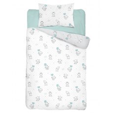 POSCIEL NIEMOWLECA BAWELNIANA MAYAMOO 100 X 135 CM SLONIE MILUSIE 2944CD