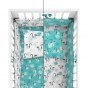POŚCIEL BAWEŁNIANA + OCHRANIACZ MAYAMOO 90 X 120 CM WESOŁE URWISY 2948AB