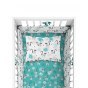 BABY BEDDING SET + BUMPER MAYAMOO 90 X 120 CM MERRY RAINS 2948AB