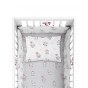 BABY BEDDING SET + BUMPER MAYAMOO 90 X 120 CM ELEPHANT MILUSES 2944AB