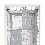 POŚCIEL BAWEŁNIANA + OCHRANIACZ MAYAMOO 90 X 120 CM MAGICZNI PRZYJACIELE 2945CD