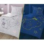SINGLE DUVET SET 160 X 200 CM FLUO ELEPHANT 3448A
