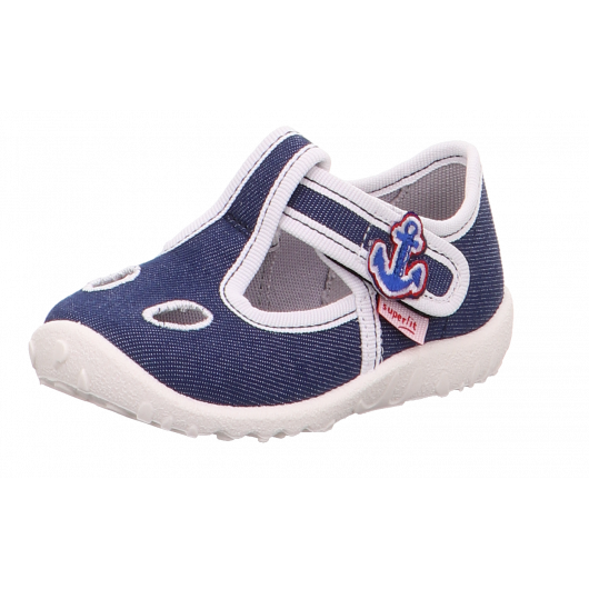 TEXTILE SLIPPERS SUPERFIT SPOTTY BLAU 0-609248-8000