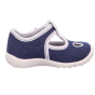 PANTOFLE TEKSTYLNE KAPCIE SUPERFIT SPOTTY BLAU 0-609248-8000