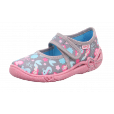 TEXTILE SLIPPERS SUPERFIT BELINDA GRAU 1-800288-2010