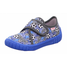 PANTOFLE TEKSTYLNE KAPCIE SUPERFIT BILL GRAU 1-000279-2020