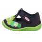 PANTOFLE TEKSTYLNE KAPCIE SUPERFIT SPOTTY BLAU 0-609256-8000