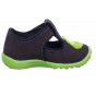 PANTOFLE TEKSTYLNE KAPCIE SUPERFIT SPOTTY BLAU 0-609256-8000