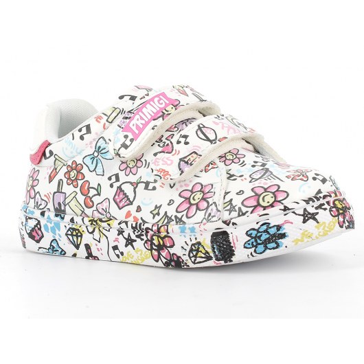 SNEAKERS PRIMIGI 7448100 BCO-FUXIA