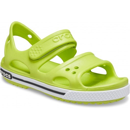 CROCS KIDS CROCBAND™ II SANDAL 14854 LIME PUNCH/BLACK