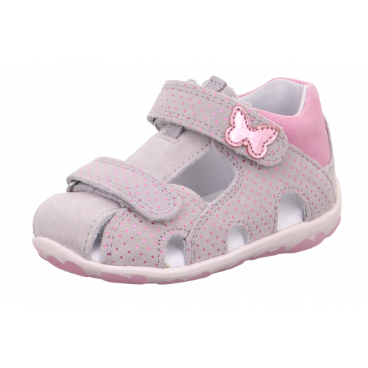 SANDAŁY SUPERFIT FANNI HELLGRAU/ROSA 0-609041-2500