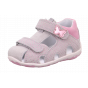SANDALS SUPERFIT FANNI HELLGRAU/ROSA 0-609041-2500