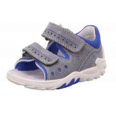 SANDALS SUPERFIT FLOW HELLGRAU/BLAU 0-600030-2500