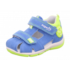 SANDALS SUPERFIT FREDDY BLAU/GELB 0-609142-8100