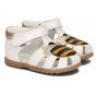 SANDALS AMEKO FIRST STEPS BEE WHITE