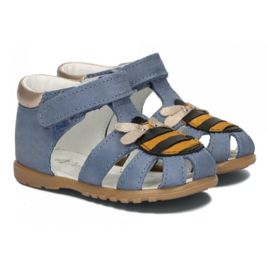 SANDALS AMEKO FIRST STEPS BEE BLUE