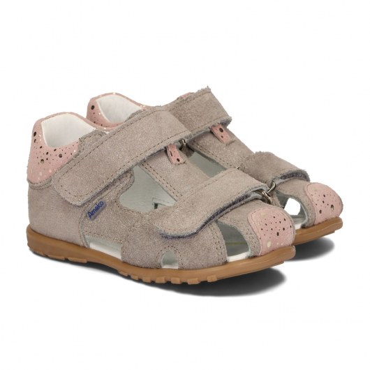 SANDALS AMEKO FIRST STEPS RIO GREY
