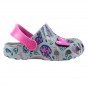 CHODAKI COQUI LITTLE FROG MID. GREY/FUCHSIA LOVE + AMULET