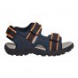 SANDALS GEOX STRADA NAVY/FLUO ORANGE