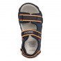 SANDALS GEOX STRADA NAVY/FLUO ORANGE