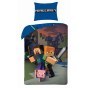 SINGLE DUVET SET 140 X 200 CM MINECRAFT MNC-020BL