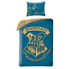 POŚCIEL BAWEŁNIANA 140 X 200 CM HARRY POTTER HP-8089BL